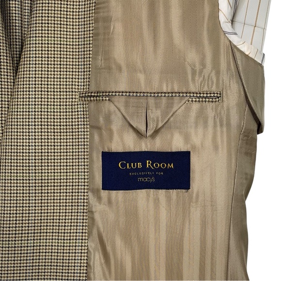 Macy’s Camel Silk/Wool/Cashmere Blend Sport Coat - Picture 9 of 11